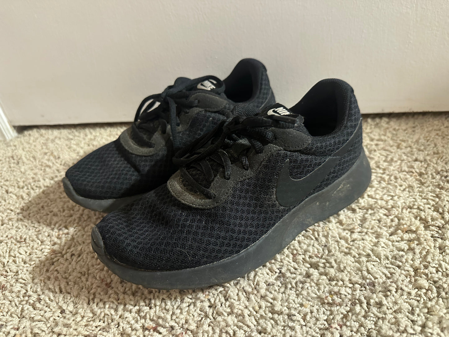 Size 7.5 black sneakers