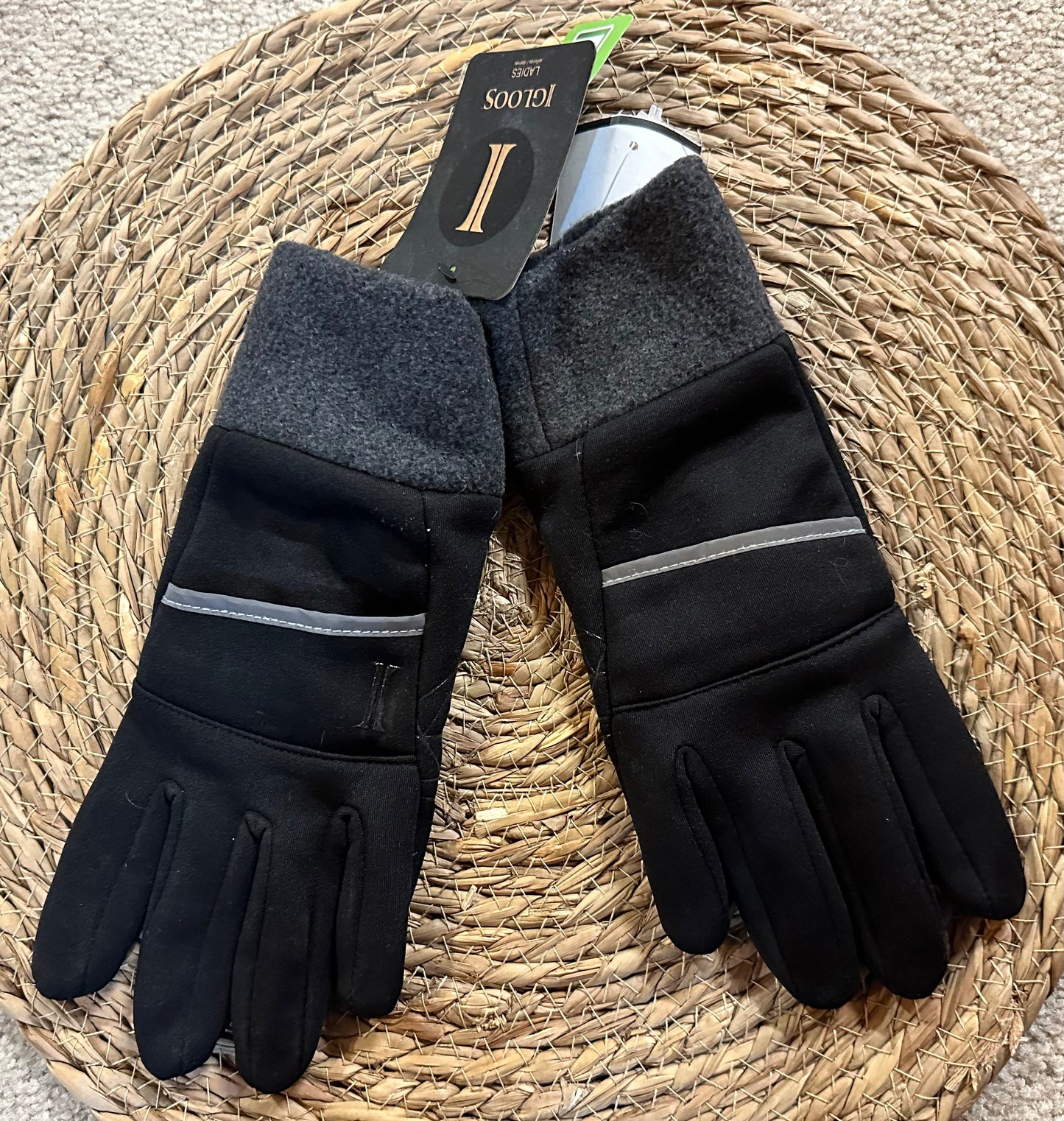 Black gloves