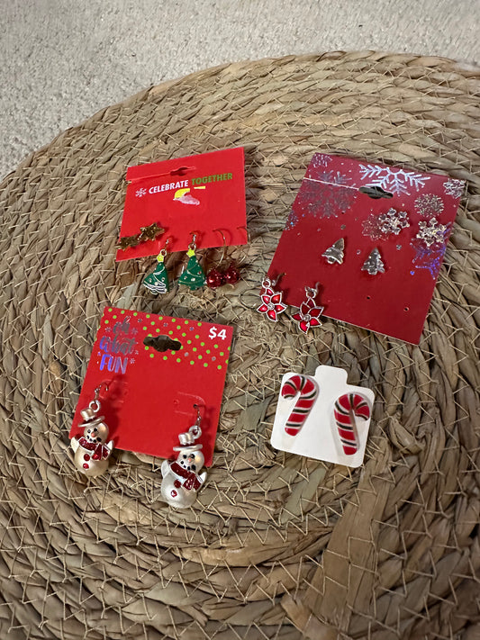 Christmas earrings