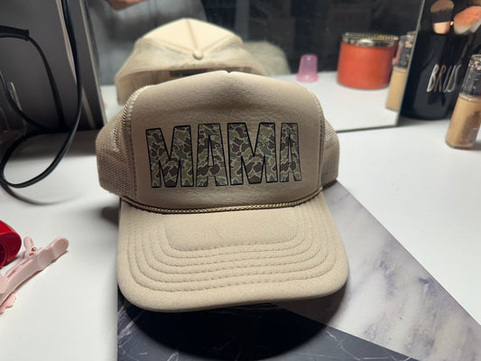 Mama camo hat