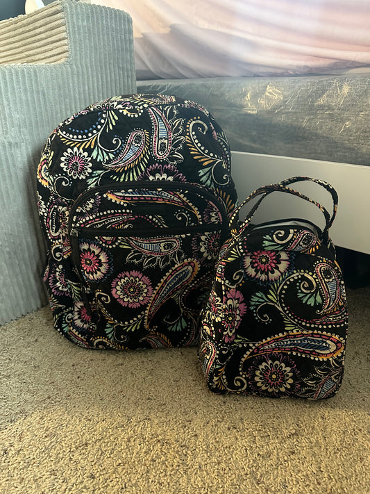 Bookbag and lunch bag