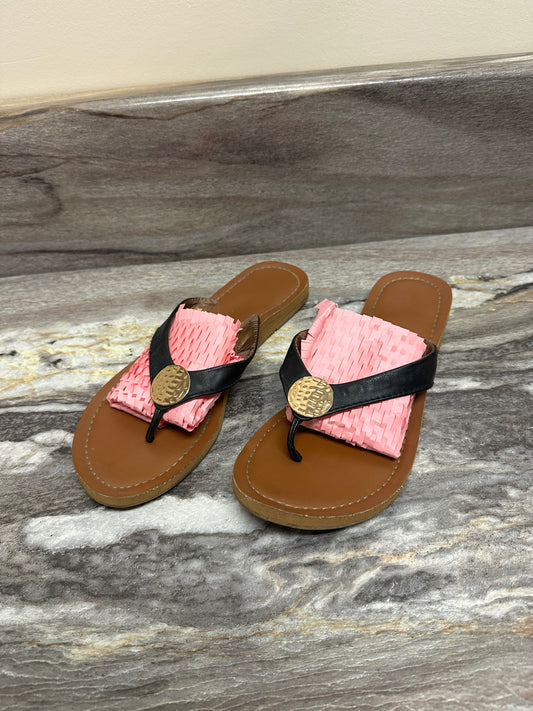 Size 7 black sandals